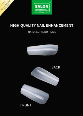 500 sztuk / pudełko ABS Salon Profesjonalne fałszywe paznokcie do DIY Nail Art