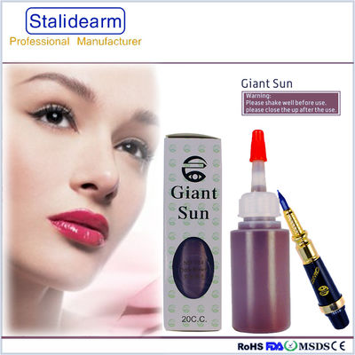 GIANT SUN Semi permanentny pigment do makijażu / oryginalny tusz do tatuażu 20 ml do tatuażu brwi i ust