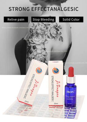JINLONG Tattoo Anestetyczny płyn przezroczysty Freeze Ice Pain Stop Liquid 20ml