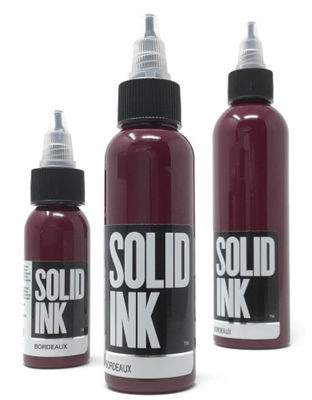 Tusz do tatuażu Bordeaux Solid Ink 60 ml 120 ml Zatwierdzony przez FDA tusz do tatuażu