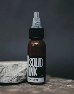 Naturalnie wyglądający pigment do makijażu permanentnego Stały atrament Tattoo Ink Wegańska czekolada 30 ml