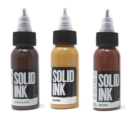 Brown Tattoo Stały atrament Czysty pigment do makijażu permanentnego 30 ml 60 ml 120 ml 260 ml Organiczny pigment do tatuażu