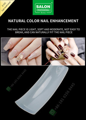 Salon Beauty False Eagle Month Tips French akrylowe Extra Long Half Cover Tips