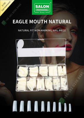 Salon Beauty False Eagle Month Tips French akrylowe Extra Long Half Cover Tips
