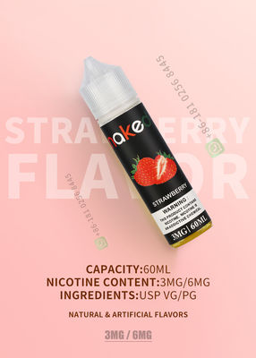 E-Płyn E-Juice Wysokiej Jakości Smak Truskawkowy E-papieros Vaping Liquid 60ml Czysty I Bezpieczny