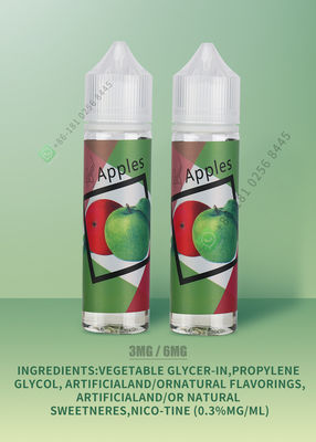 FCC 3mg 6mg E-Liquid Vape Juice Vaping Liquid 24 miesiące przydatności do spożycia