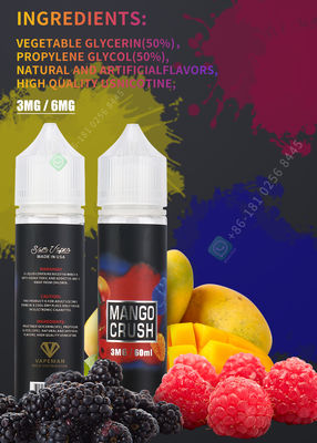 50 smaków Vape Liquid 60 ml e-soku 100% czystych składników do Vape Pen