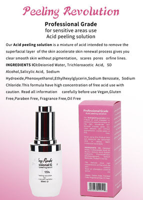 30 ml surowicy do peelingu skóry / profesjonalnego zestawu płynów do rozwiązania do łuszczenia skóry twarzy