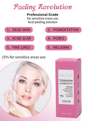 30 ml surowicy do peelingu skóry / profesjonalnego zestawu płynów do rozwiązania do łuszczenia skóry twarzy