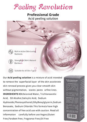 Profesjonalny zestaw serum do łuszczenia skóry Produkty do pielęgnacji skóry Czyszczenie Odnawianie skóry Revitalizuj rozwiązanie do łuszczenia skóry