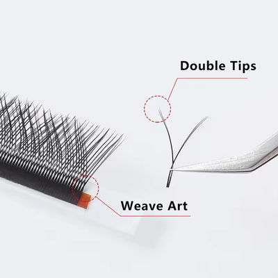 3D W-shaped False Eyelash Extensions CC/D/DD Curl Natural Thick Style 12 rzędów Extra Thick Cosplay Lashes