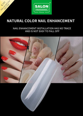 500 sztuk / pudełko ABS Salon Profesjonalne fałszywe paznokcie do DIY Nail Art