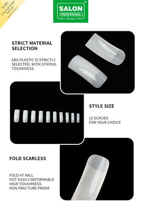 DIY Art Natural Color Full Cover False Nails For Nail Extension 500 sztuk / pudełko