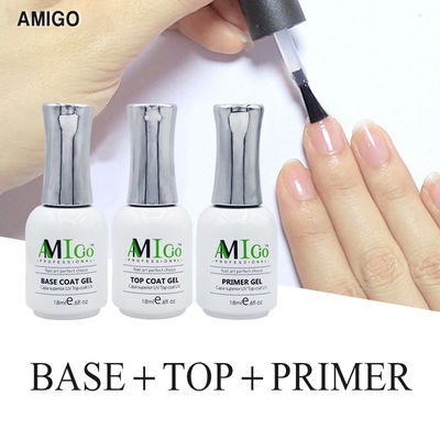 Amigo Gel Nail Polish Kit 18ml Półtrwały Soak Off UV / Led Lacki Do Salon Nail