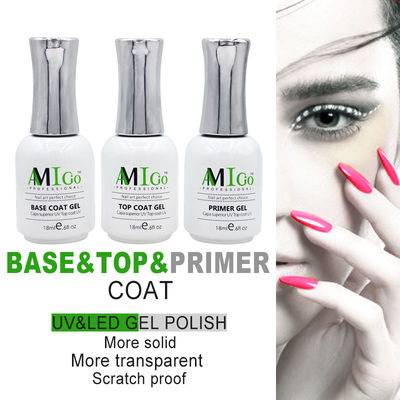 Amigo Gel Nail Polish Kit 18ml Półtrwały Soak Off UV / Led Lacki Do Salon Nail