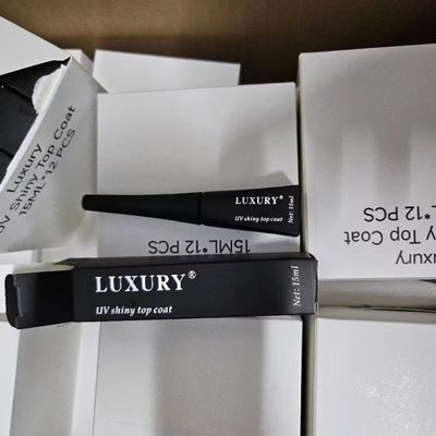Wyposażenie fabryczne Marka prywatna Błyskotliwy płaszcz DIY UV Gel lakier do paznokci do salonu piękności paznokci