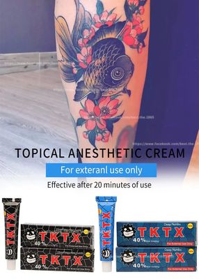 Tktx Cream Numb 55% 75% Original Tattoo Anestetyczny Maść Laser Tattoo Tktx Strong Numbing Cream Wholesale OEM Factory Price Biały Różowy Kolor Tktx Cream Numb