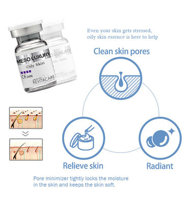 MESO LUXURY Serum Mikroneagling Dermal Pen Mesotherapy Solution Oily Skin Treatment Essence