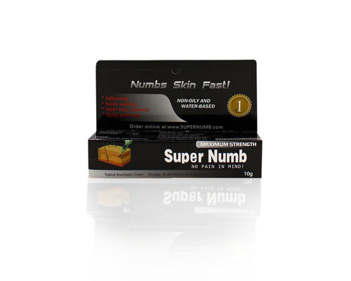 Super Numb 10g Krem znieczulający do tatuażu Lidocain Cream Permanentny makijaż Numb Cream Factory Cena hurtowa TKTX