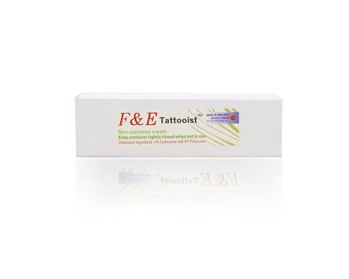 F & E 30g krem ​​do tatuażu krem ​​do makijażu permanentnego krem ​​z lidokainą do makijażu permanentnego brwi wargi tatuaż Microneedling