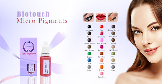 Biotouch Micro Pigment Tattoo Ink Chocolate Brown 1/2 Oz do brwi Lip Tattoo Pigment do makijażu permanentnego