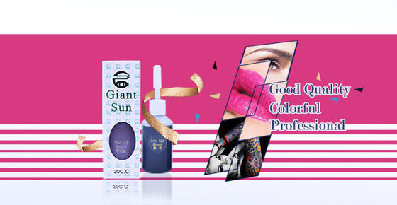 GIANT SUN Semi permanentny pigment do makijażu / oryginalny tusz do tatuażu 20 ml do tatuażu brwi i ust