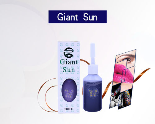 GIANT SUN Semi permanentny pigment do makijażu / oryginalny tusz do tatuażu 20 ml do tatuażu brwi i ust