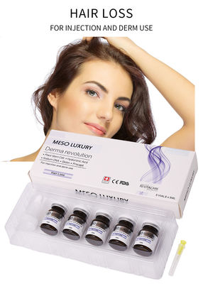 MESO Luxury Anti Hair Loss Serum Injectable Mesotherapy Solution Leczenie wzrostu włosów