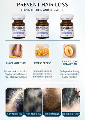 MESO Luxury Anti Hair Loss Serum Injectable Mesotherapy Solution Leczenie wzrostu włosów