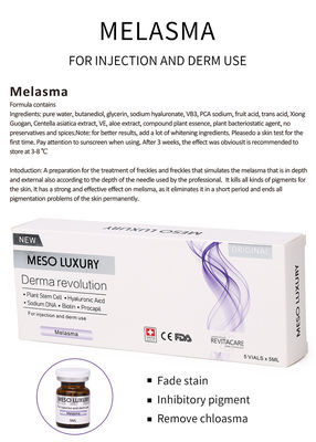 Anti UV Meso Meso Removal Serum do wstrzykiwań 5 ml Serum do twarzy na czarne plamy