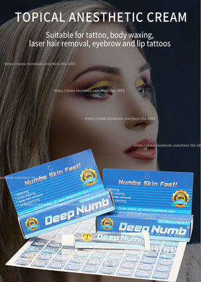 Krem Znieczulający do Tatuażu Deep Numb Cream Makijaż Permanentny Krem Znieczulający Wysoka Jakość Znieczulenie do Tatuażu Ciała