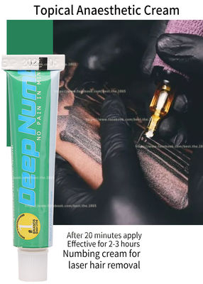 TKTX Deep Numb Znieczulenie Lidocaine Tattoo Cream 10g Stop Pain Zastosuj 20 minut Efekt trwający przez 3 godziny