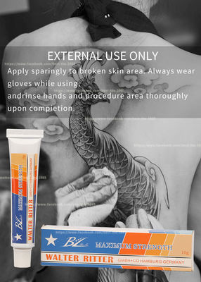 BL 20% Tattoo Microneedling Numbing lidokainowy krem ​​10g Biały natychmiastowy krem ​​przeciwbólowy