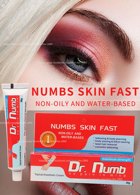 30g krem ​​znieczulający Numb / krem ​​znieczulający do tatuażu Dr Numb Trwały efekt przez 3 godziny