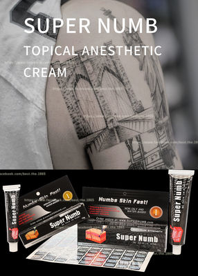 Super Numb 10g 30g Tattoo Stop Pain Cream Pink White Cream Zastosuj przez 20 minut Skuteczny przez 3 godziny Cena hurtowa