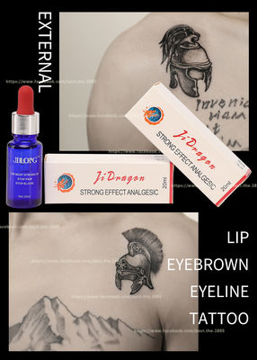 JINLONG Tattoo Anestetyczny płyn przezroczysty Freeze Ice Pain Stop Liquid 20ml