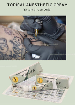 Numbs Skin Fast Dr. Numb 10g Makijaż permanentny Bezbolesny krem ​​Zatrzymaj ból Skuteczne tylko do użytku zewnętrznego TKTX 10g