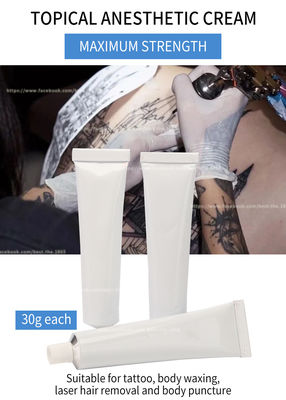 Lidocaine Cream Tattoo Bezbolesny Krem Private Label Biała Rurka 10g 30g wysokiej jakości Krem Anestetyczny Tattoo