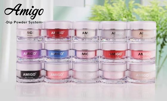 Amigo 10g Nail Dip Powder Kit System Akrylowe łatwe formowanie 20 kolorów