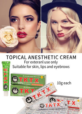 Znieczulający krem ​​znieczulający do tatuażu TKTX Stopujący ból PMU Lip Tattoo Aftercare Cream