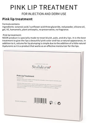 Stalideram Brand Pink Lip Injection Treatment Serum Derma Microneedling Mezoterapia Lip Repair Essence