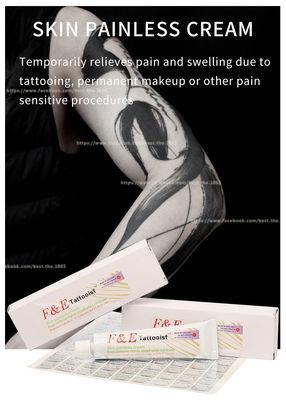 Tattoo Pain F&E Numbing Cream Znieczulenie 30G Efekt utrzymujący się przez 3 godziny