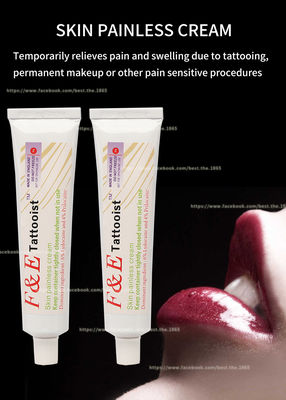 Tattoo Pain F&E Numbing Cream Znieczulenie 30G Efekt utrzymujący się przez 3 godziny