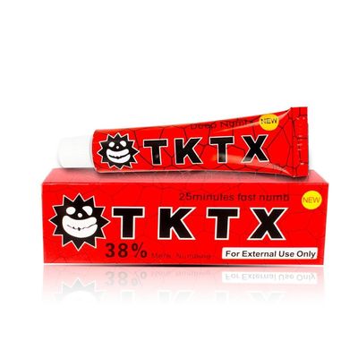 Red TKTX Tattoo Numbing Cream Znieczulający PMU Eyebrow Tattoo Aftercare Cream