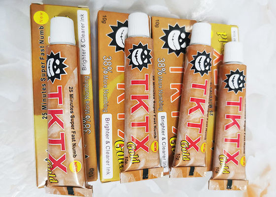 Stop Pain TKTX Tattoo Numbing Cream Gold 10g Lidokaina Microblading
