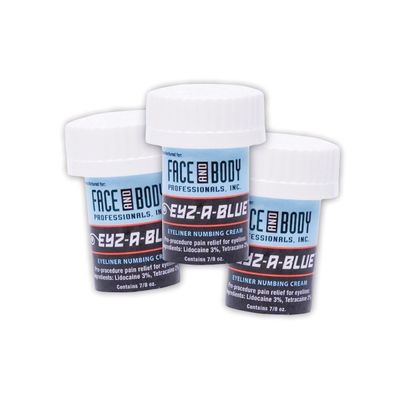 Face Body Sustain Miejscowy żel znieczulający Super Trio EYZ A Blue Numbing FDA