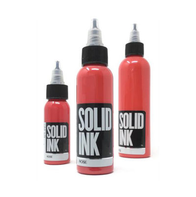 Super skoncentrowany, całkowicie naturalny tusz do tatuażu Rose Black 120ml Solid Tattoo Ink