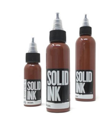 Brown Tattoo Stały atrament Czysty pigment do makijażu permanentnego 30 ml 60 ml 120 ml 260 ml Organiczny pigment do tatuażu