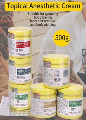 15,6% 29,9% J CAIN Numb Krem znieczulający 500 Gram Tatuaż Krem Lidokaina Stabilny kolor do tatuażu