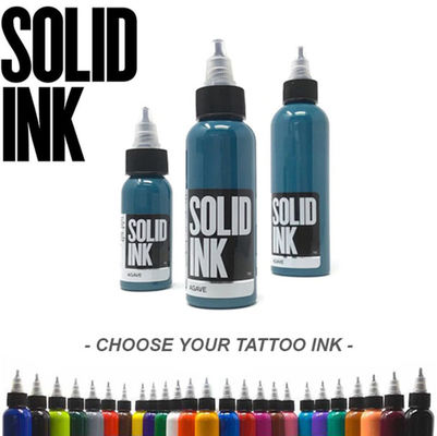 Non Hazardous Colors Tattoo Ink Pigment Solid 30ML 60ML z gliceryną